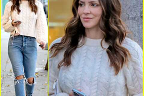 Katharine McPhee looks comfortably chic while running errands in LA