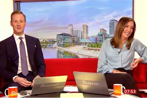 BBC Breakfast’s Dan Walker left red-faced as Carol Kirkwood’s replacement takes brutal swipe at..