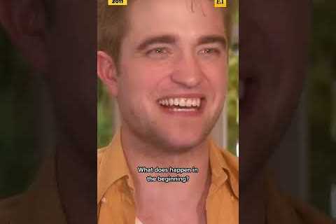 Robert Pattinson’s Most Charming ET Interview Moments #shorts