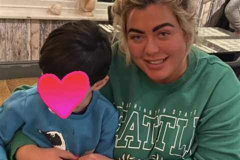 Gemma Collins is doting step-mum to fiance Rami’s son as he joins them on date night