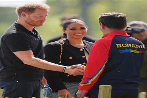 Prince Harry and Meghan Markle greet athletes on first day of Invictus Games after secret meeting..