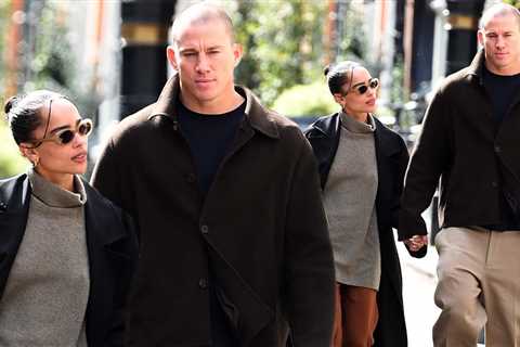 Zoë Kravitz and Channing Tatum HOLD HANDS in London