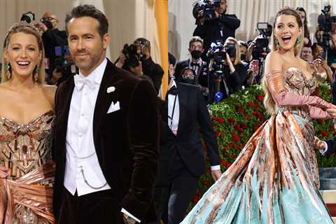 2022 Met Gala co-chairs Blake Lively and Ryan Reynolds have arrived (and she’s already unveiled an..