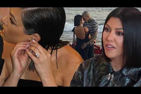 Kourtney Kardashian BROKE Engagement Ring From Travis Barker