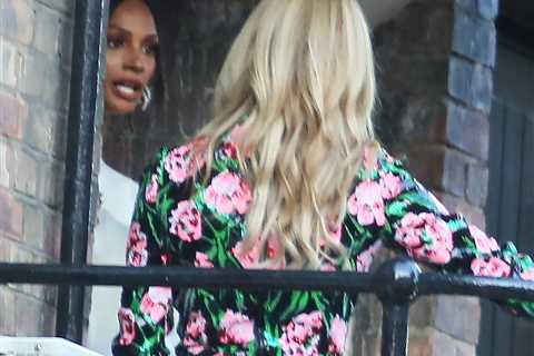BGT’s Alesha Dixon and Amanda Holden in tense conversation moments before going on air