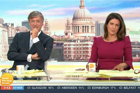Richard Madeley told off by Susanna Reid ‘for swearing’ on Good Morning Britain