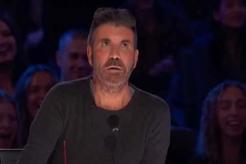 Simon Cowell’s jaw drops in shock after meeting AGT contestant with his exact SAME FACE in wild new ..