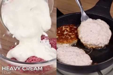 This Viral ‘Burger’ Recipe Made With Heavy Cream Has People Scratching Their Heads