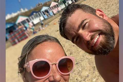 EastEnders’ Tamzin Outhwaite shares rare snap of her boyfriend Tom on summer staycation