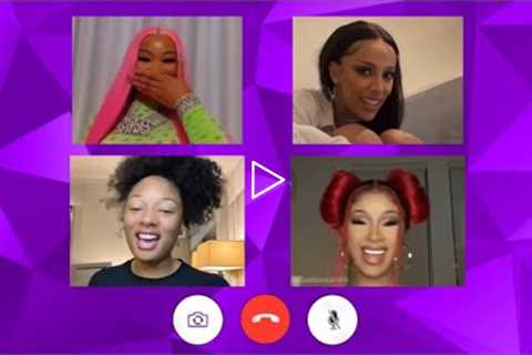 Celebrities Doing FaceTime PART 3!! (feat. Nicki Minaj, Doja Cat, Cardi B, Megan Thee Stallion)