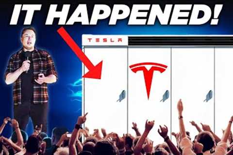 Elon Musk Just UNVEILS Giant Tesla Batteries That Powers 60k Homes!