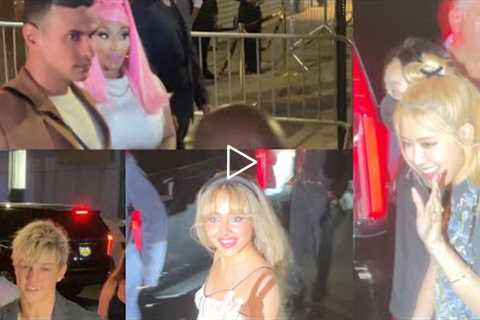 Nicki Minaj Rosé Stefan Benz Sabrina Carpenter and Offset Lastnight at the VMAs AfterParty in NYC