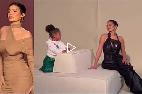 Kylie Jenner's daughter Stormi gets asked to 'make mommy laugh' during a photo shoot