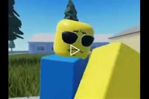 The Rock eyebrow raise but its roblox with glasses