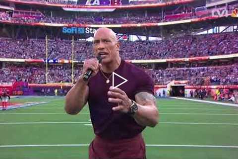 The Rock Sings FACE OFF at the Super Bowl