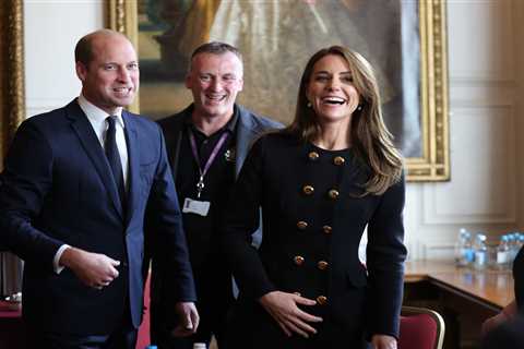 Prince William and Kate tell unsung funeral heroes there were five rainbows above Balmoral after..