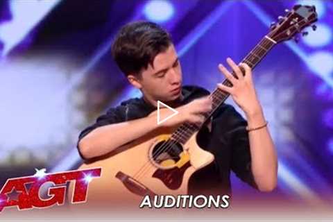 Marcin Patrzalek: Polish Guitarist MURDERS His Guitar! WOW! | America's Got Talent 2019