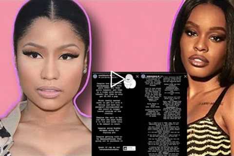 Azealia banks says nicki minaj is broke and needs to go to Rehab!