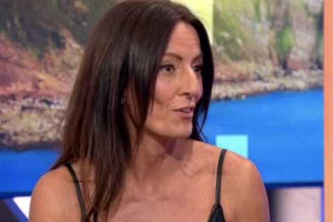 Davina McCall leaves The One Show viewers swooning in silk minidress ‘fit for the club’