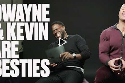 10 Minutes Of The Rock And Kevin Hart Making Each Other Laugh | @LADbible TV