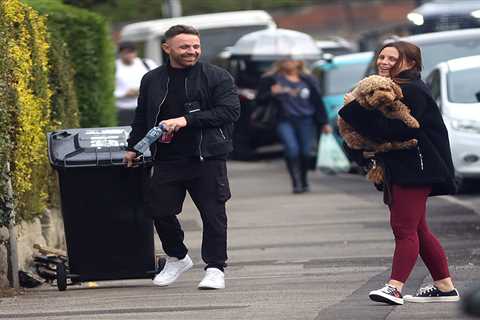 Helen Skelton’s ex Richie Myler enjoys dog walk with pregnant girlfriend Stephanie Thirkill