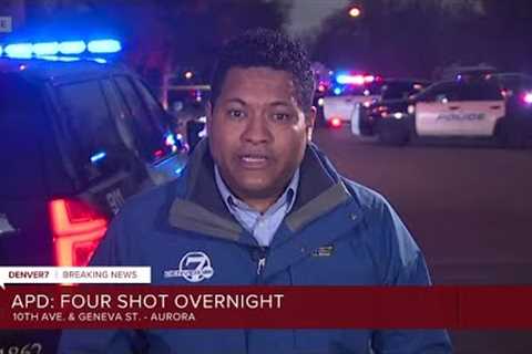 4 dead, suspect on run in shooting at Aurora house