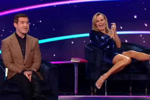 Amanda Holden shocks I Can See Your Voice viewers with X-rated joke as she stuns in thigh-high dress