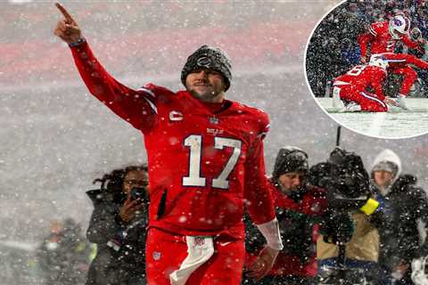 Bills punch playoff ticket with win over Dolphins as snow takes over late