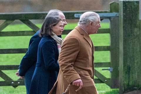 King Charles & Camilla attend early Christmas service at Sandringham with Prince William, Kate..