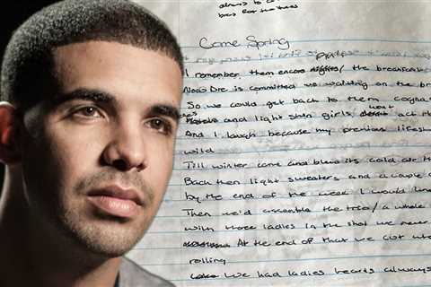 Drake's Teenage Lyrics Found Abandoned In Uncle's Factory Dumpster