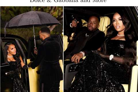 Fashion Bomb Couple Alert: Angela Simmons and Yo Gotti Make It Official Wearing Black Dolce Gabbana ..