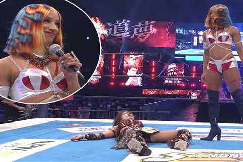 Sasha Banks appears at NJPW’s Wrestle Kingdom for first wrestling event since WWE walkout