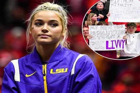 Olivia Dunne asks fans to ‘be respectful’ of gymnastics community after wild scene