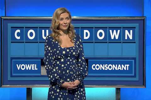 Countdown’s Rachel Riley stuns in low cut dress on Channel 4 show