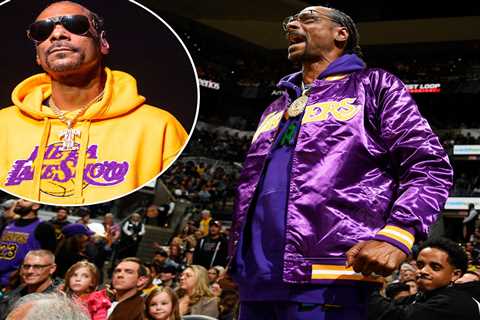 Snoop Dogg places blame on Lakers for high blood pressure