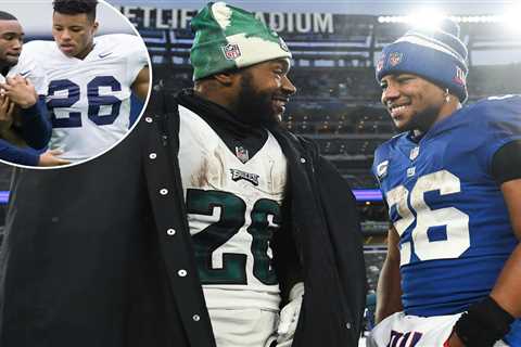Miles Sanders beat Saquon Barkley to Super Bowl after serving as understudy