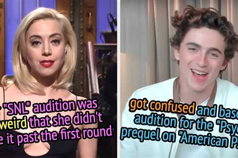 19 Bad And Embarrassing Auditions That Cost Actors Some Pretty Major Roles