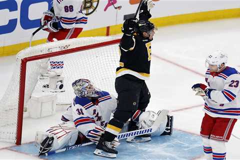 Depleted Rangers’ effort not enough in loss to NHL-leading Bruins