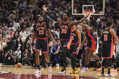 Knicks’ hot streak coming  against the NBA’s best