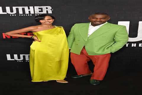 Idris Elba and wife Sabrina dazzle in bright outfits at premiere of Luther: The Fallen Sun