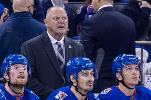 Gerard Gallant sticking out Rangers forwards’ defensive troubles