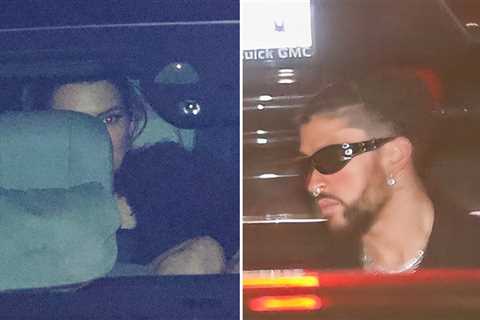 Bad Bunny, Kendall Jenner Leave Oscars After-Party in Same Car