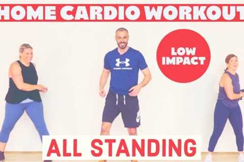 Low impact, fat burning, cardio workout from home.