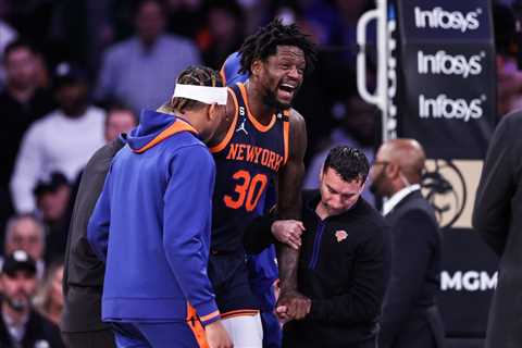 Knicks confident they can withstand Julius Randle’s injury absence: ‘100 percent’