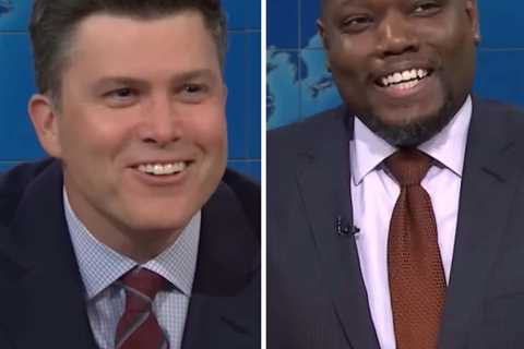 Michael Che's Brutal SNL April Fools Prank on Colin Jost Goes Viral: 'You're Evil!'