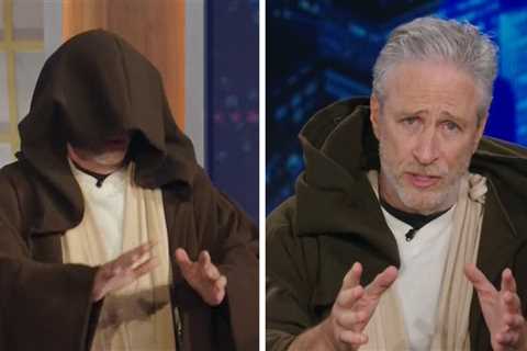 Jon Stewart Makes Surprise Appearance as Obi-Wan Kenobi on 'Daily Show'