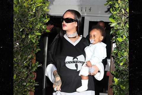 Rihanna Out with A$AP Rocky and Son, Says Motherhood Is 'The Bomb'