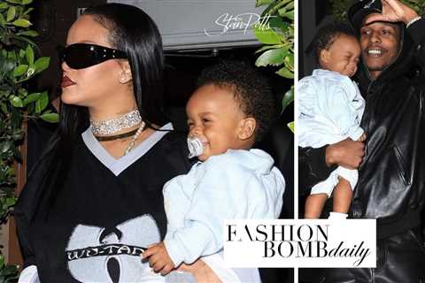 Fashion Bomb Couple: Rihanna Wears Vintage Wu-Tang Jersey for  Dinner with A$AP Rocky and Their..