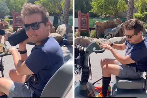 Jeremy Renner Hits Up Six Flags with Family 3 Months After Snowplow Accident