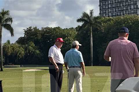 Donald Trump Golfs at His Miami Hotel Amid NYC Criminal Case